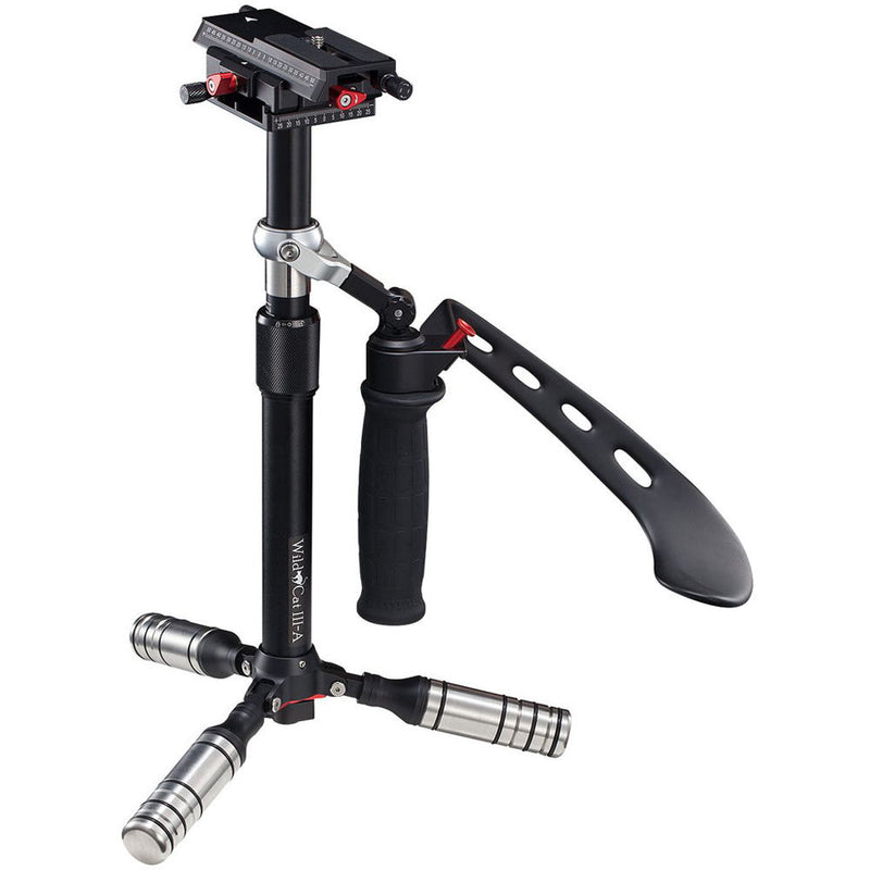 iFootage Wildcat III Manual Stabilizer with Mini Tripod (Aluminum)