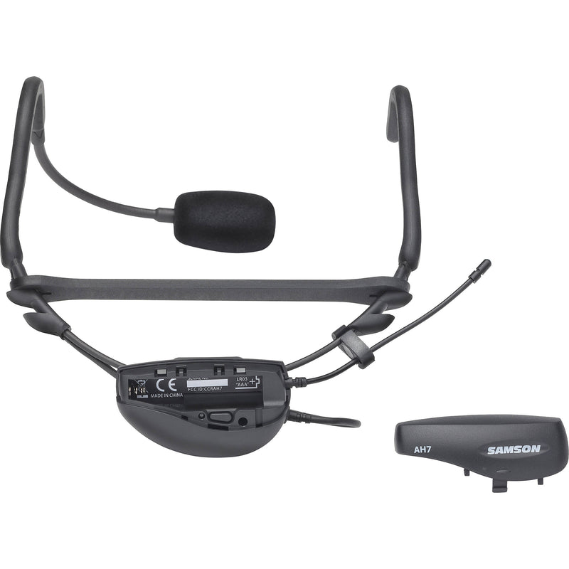 Samson AirLine 77 AH7 Wireless Fitness Headset Microphone System (K1: 489.050 MHz)