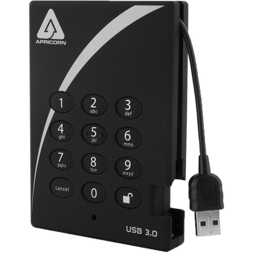 Apricorn Aegis Fortress L3 - Fips Validated 8Tb Ssd Usb 3.0 Hardware Encrypted Portable Drive (24.5Mm)