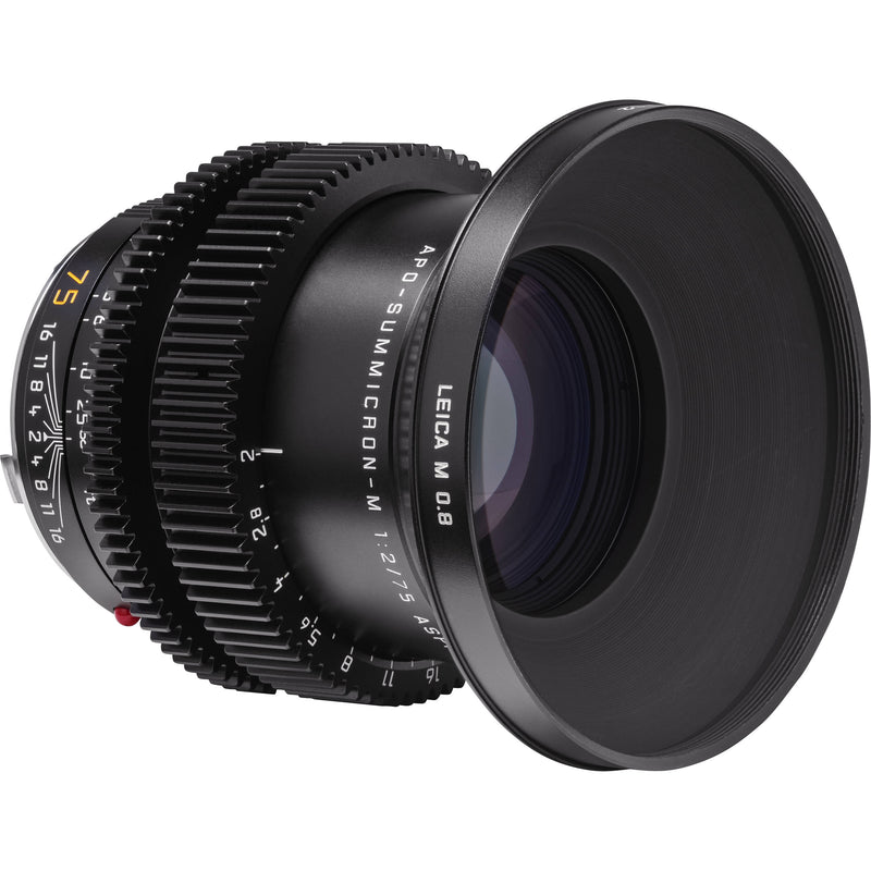 Leitz Cine 75mm M 0.8 f/2.0 Full Frame M-Mount Lens (Feet)
