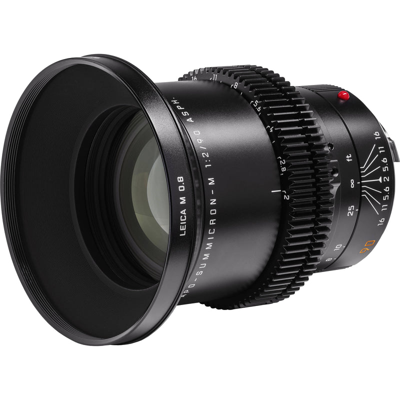 Leitz Cine 90mm M 0.8 f/2.0 Full Frame M-Mount Lens (Feet)