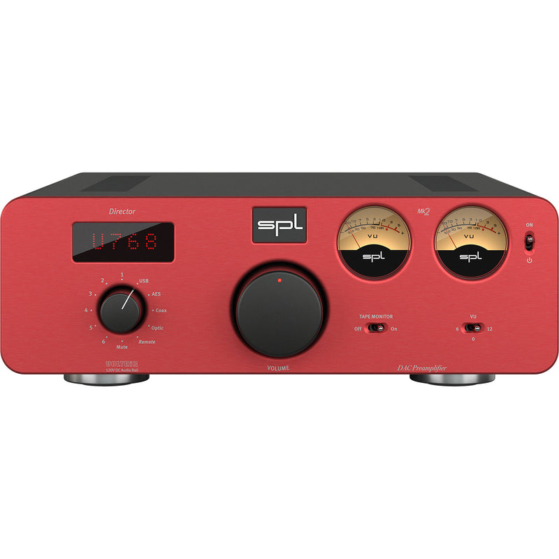 SPL Director Mk2 D to A/PreAmp + DAC768 - Red