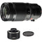 FUJIFILM XF 50-140mm f/2.8 R LM OIS WR Lens with 2x Teleconverter and Circular Polarizer Filter Kit