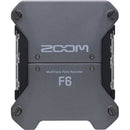 Zoom F6 6-Input / 14-Track Multitrack Field Recorder Kit with Wearable Protective Case
