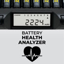 Powerex MH-C980 Turbo Charger-Analyzer and Pro Rechargeable AA NiMH Batteries Kit