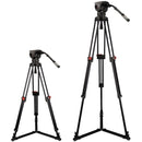 miliboo Broadcast Tripod Kit with M8 Fluid Head (Aluminum)