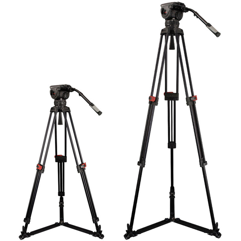 miliboo Broadcast Tripod Kit with M8 Fluid Head (Aluminum)