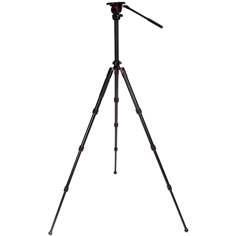 miliboo MUFA Aluminum Travel Tripod Kit with Fluid Head