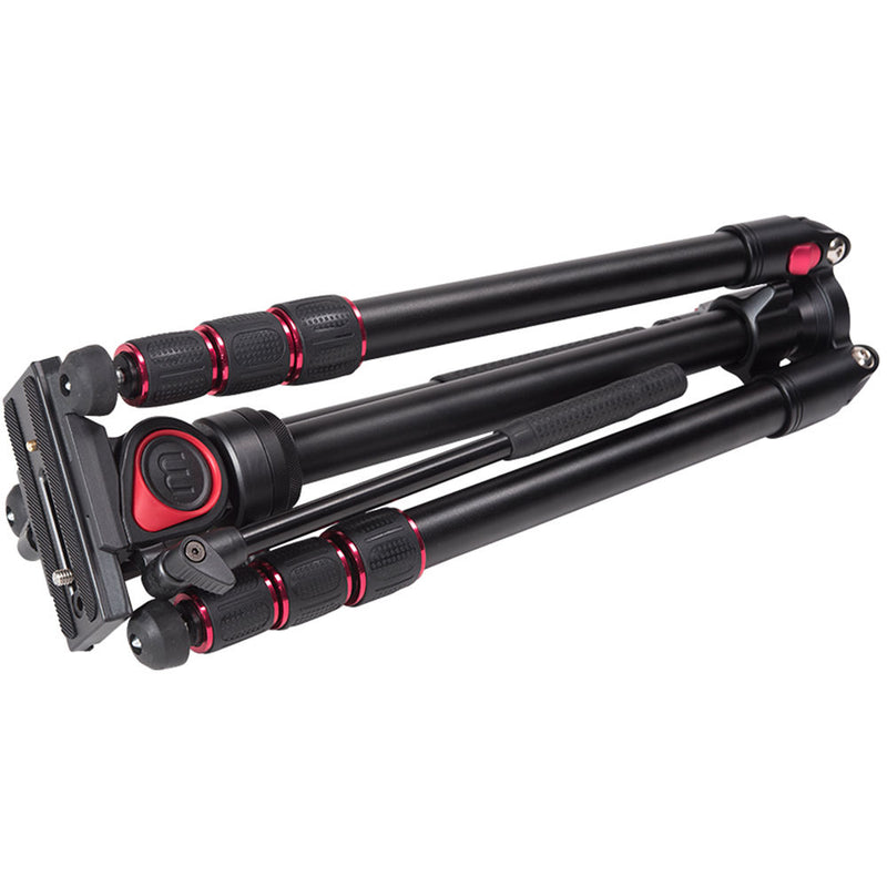 miliboo MUFA Aluminum Travel Tripod Kit with Fluid Head