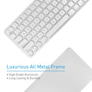 Macally Aluminum Slim Keyboard with 2 USB Ports