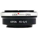 KIPON Lens Mount Adapter for Fujica X-Mount Lens to Sony-E Mount Camera