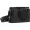 MegaGear Ever Ready PU Leather Half Case and Strap for Panasonic Lumix DC-GX9 (Black)