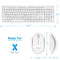 Macally Full Size USB-A Keyboard & USB-A Mouse Combo for Mac