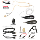 Galaxy Audio GT-S24OWP Trek Series Portable Wireless System with Waterproof Headset Microphone