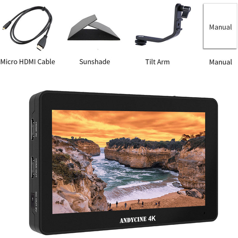 ANDYCINE A6 Plus 5.5" 4K HDMI In/Out 1920 X 1080 3D LUT Touchscreen Monitor