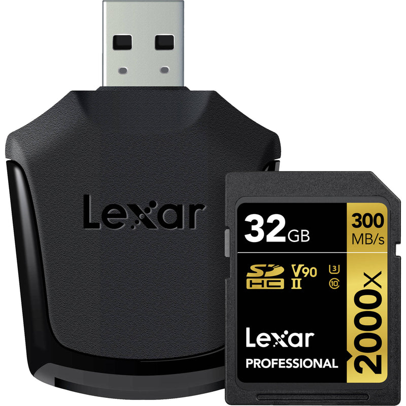 Lexar 128GB Professional 2000x UHS-II SDXC Memory Card