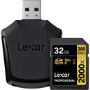 Lexar 64GB Professional 2000x UHS-II SDXC Memory Card