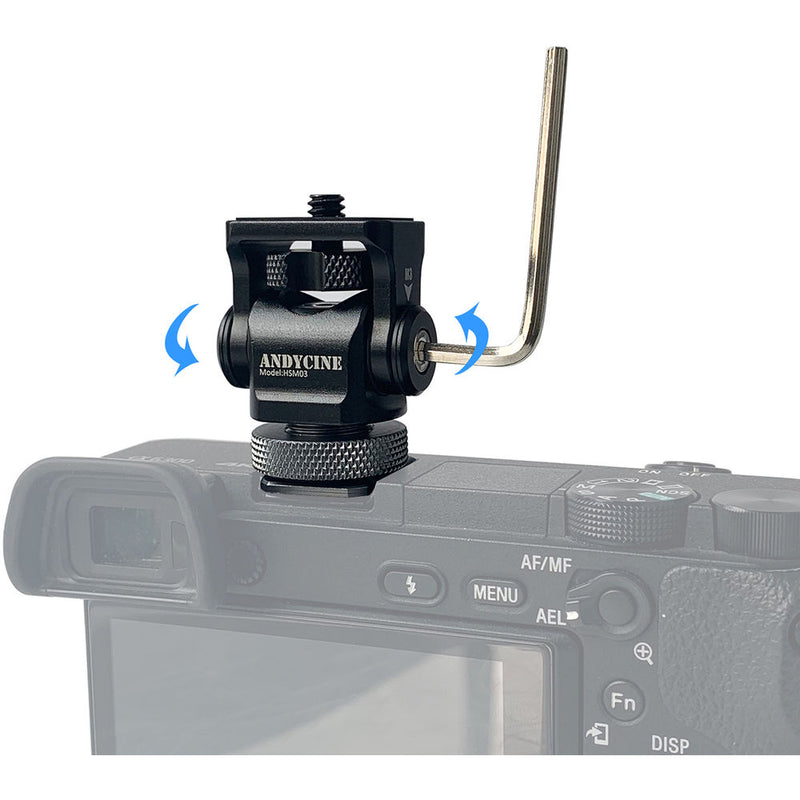 ANDYCINE Mini Shoe Mount Monitor Mount