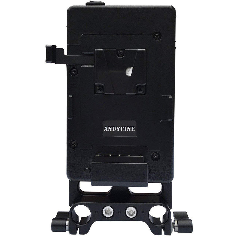 ANDYCINE Multi-Output V-Mount Battery Plate with Rod Mount, Cheese Plate, and Mixed Cables