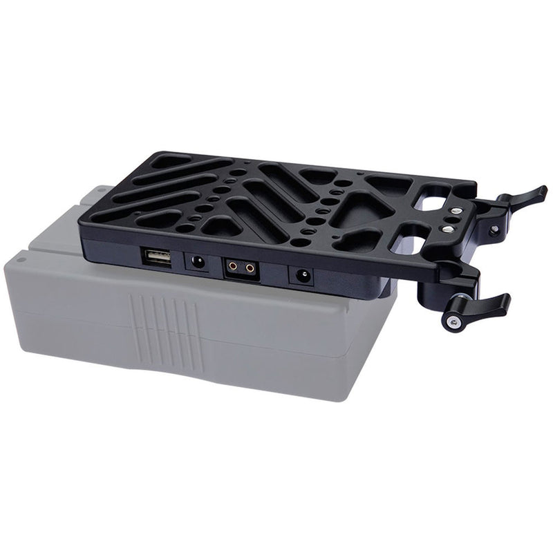 ANDYCINE Multi-Output V-Mount Battery Plate with Rod Mount, Cheese Plate, and Mixed Cables