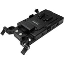 ANDYCINE Multi-Output V-Mount Battery Plate with Rod Mount, Cheese Plate, and Mixed Cables