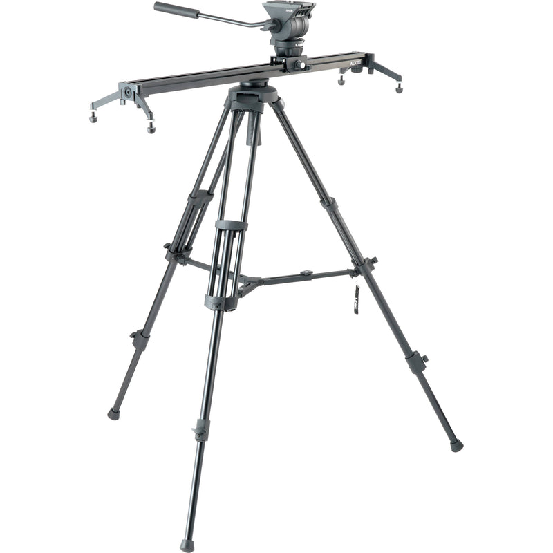 Libec TH-Z S4 Fluid Head, Tripod, 15.5" Slider & Carry Case Kit