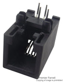 MOLEX 95501-2441 Modular Jack, Right Angle, Low Profile, THT, 4/4, Gold (Au)