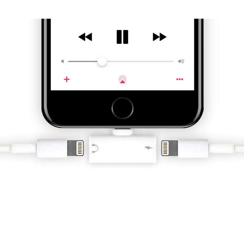 Aluratek Dual Lightning Adapter for iPhone/iPad
