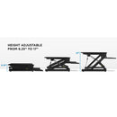 Mount-It! Electric Standing Desk Converter with Built-In USB Charging Port