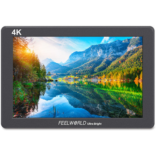 FeelWorld 7" 2200 cd/m&sup2; Full HD 3G-SDI/HDMI On-Camera Monitor with 4K Support