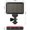 GVM Professional Video on Camera Video Light LED Panel Kit with Control Knob