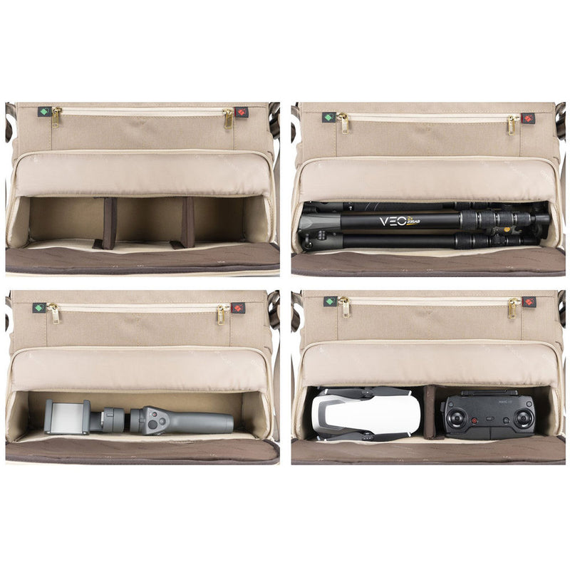 Vanguard VEO RANGE 38M Large Messenger Camera Bag (Beige Tan)