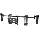 CAMVATE Dual 7" Director's Monitor Cage with Rubber Grips