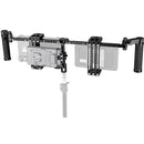 CAMVATE Dual 7" Director's Monitor Cage with Rubber Grips