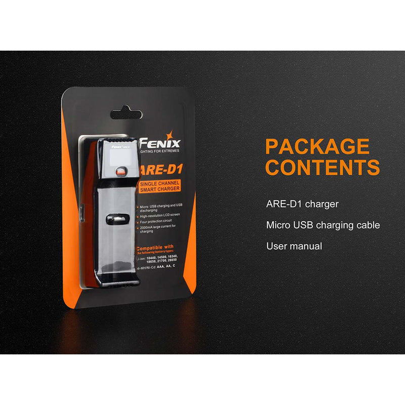 fenix flashlight battery charger Fenix Flashlight ARE-D1 Battery Charger India – Tanotis
