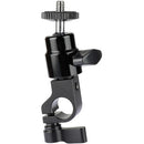 CAMVATE 15mm Rod Clamp with Mini Ball Head (Black Lever)