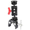 CAMVATE Super Clamp & Arm with Dual 1/4"-20 Knob Ball Heads & T-Handle