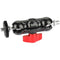 CAMVATE 1/4"-20 Mini Ball Head Extension Arm (2-Pack, Red Lever)