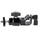 CAMVATE 15mm Rod Clamp with Mini Ball Head (Black Lever)