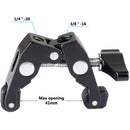 CAMVATE Super Crab Clamp with 1/4"-20 & 3/8"-16 Threads