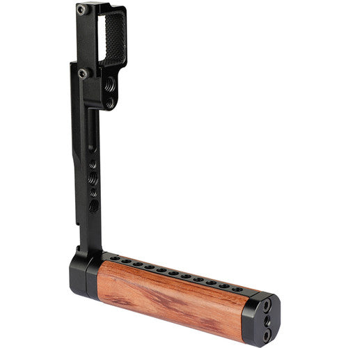 CAMVATE Extension Bracket & Wooden L-Shaped Handgrip for DJI Osmo Pocket