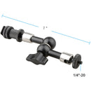 CAMVATE Magic Arms with Shoe Mounts (7 & 11", Black Knob)