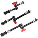 CAMVATE Magic Arms with Shoe Mounts (7 & 11", Black Knob)