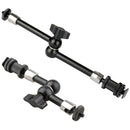 CAMVATE Magic Arms with Shoe Mounts (7 & 11", Black Knob)