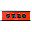 SoundTools Cat Box FX Four Female XLR Stage Box with Main and Parallel EtherCON Connectors