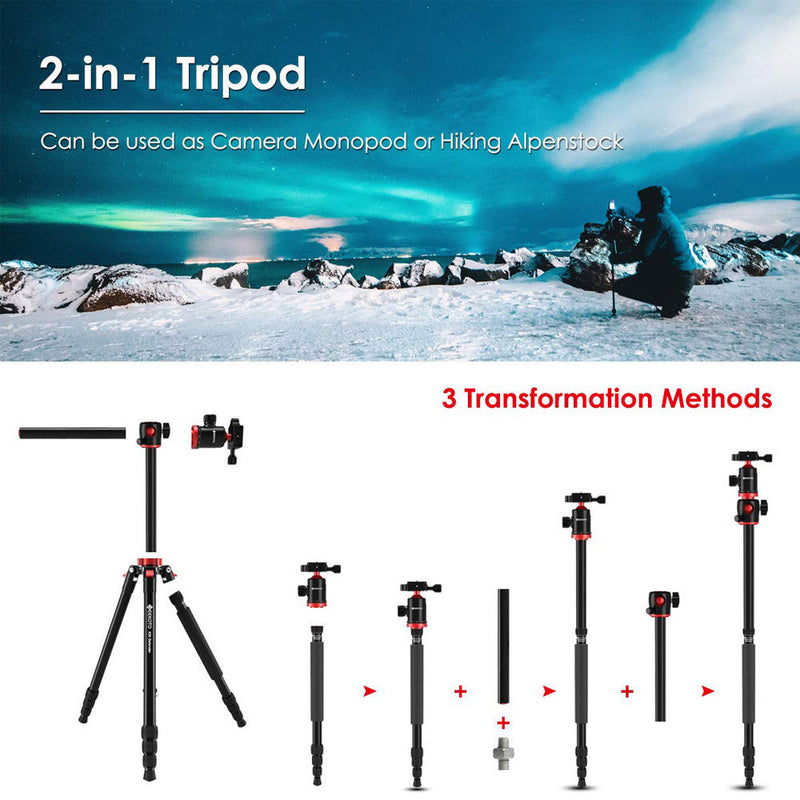 GEEKOTO X25 Defender 75" Tripod