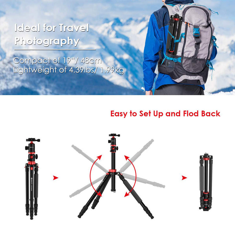 GEEKOTO X25 Defender 75" Tripod