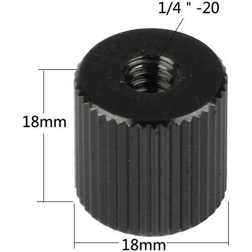 CAMVATE 1/4"-20 Female to 1/4"-20 Female Thread Adapter