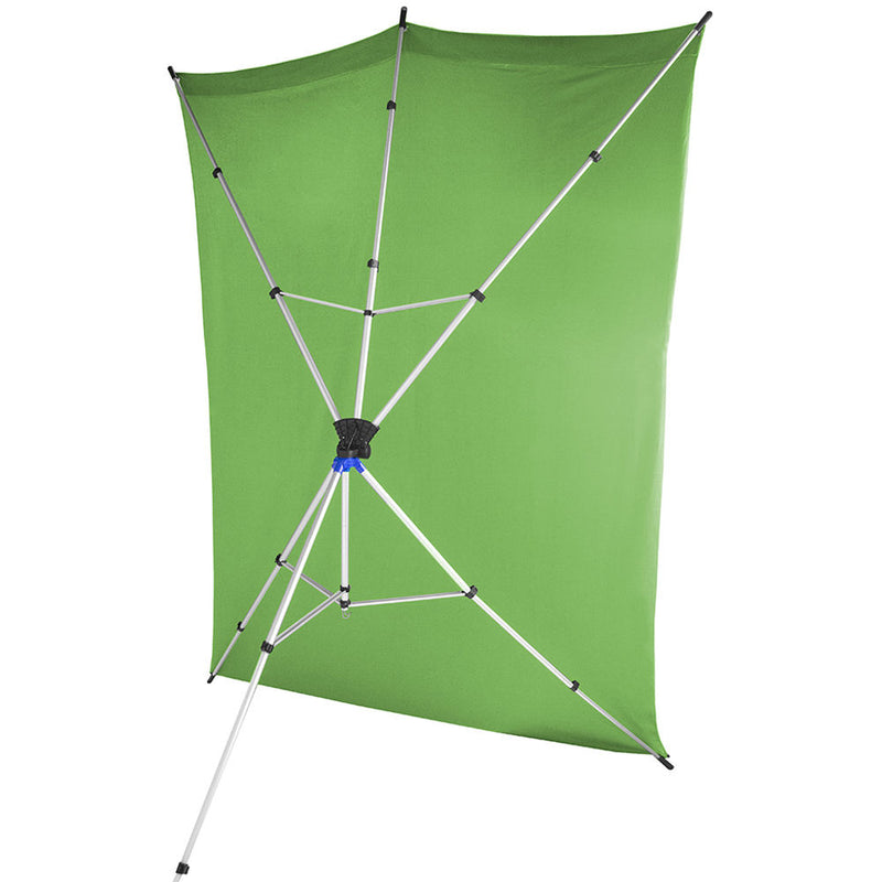 Savage Backdrop&nbsp;Extended Travel Kit (Chroma Green, 5 x 7')