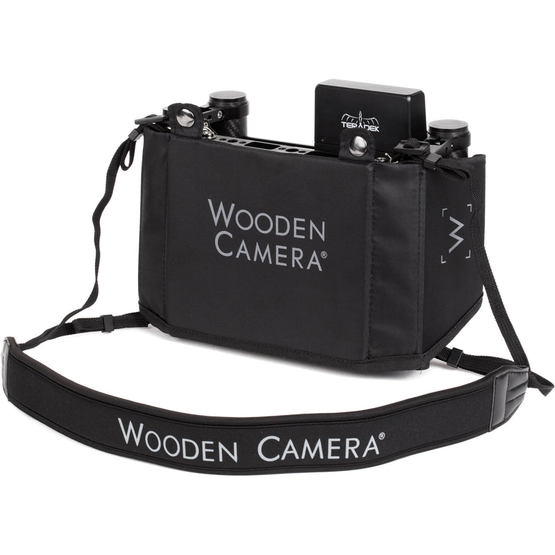 Wooden Camera Director's Monitor Cage v3 with Carbon Fiber Handgrips